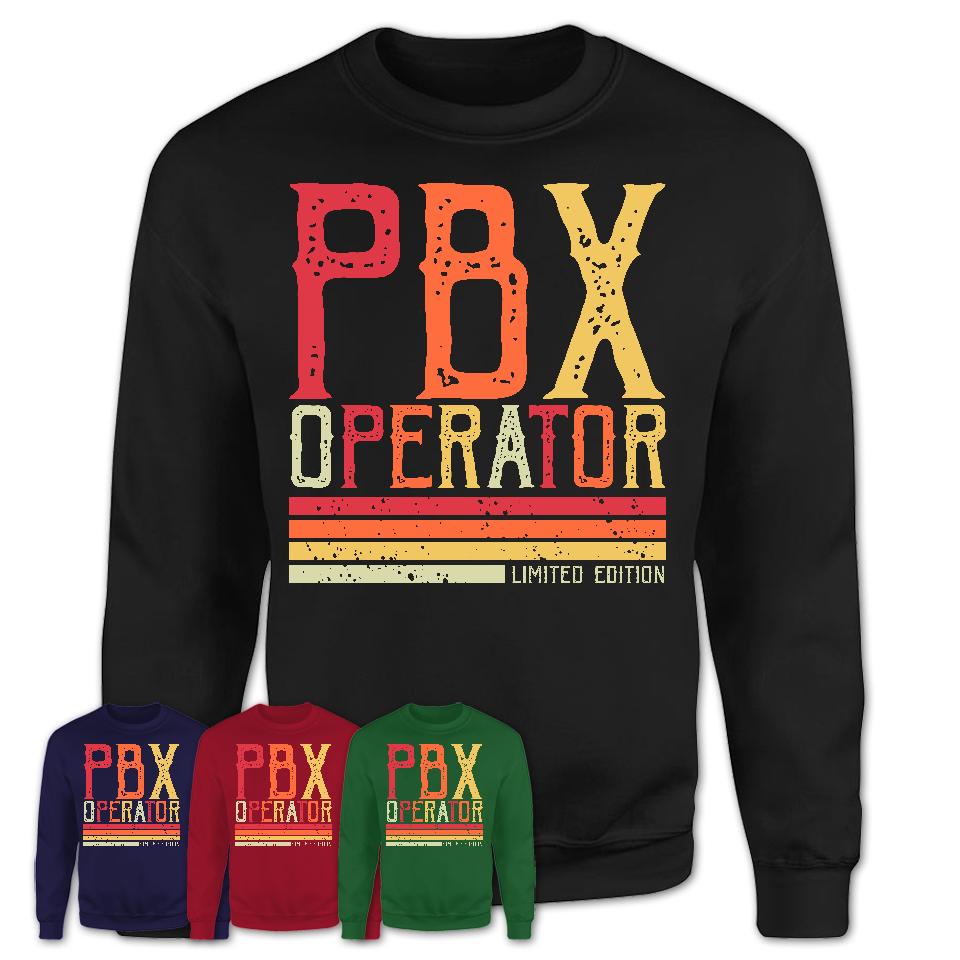 Vintage Pbx Operator Limited Edition Job Shirt, Coworker Birthday Gift Idea