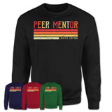 Vintage Peer Mentor Limited Edition Job Shirt, Coworker Birthday Gift Idea
