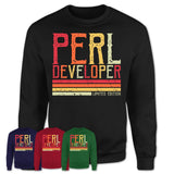Vintage Perl Developer Limited Edition Job Shirt, Coworker Birthday Gift Idea
