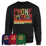 Vintage Phone Operator Limited Edition Job Shirt, Coworker Birthday Gift Idea