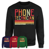 Vintage Phone Technician Limited Edition Job Shirt, Coworker Birthday Gift Idea
