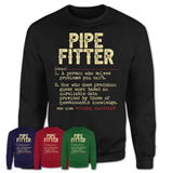 Vintage Pipe Fitter Definition Shirt, Funny Coworker Gift Idea for Pipe Fitter, New Job Gift