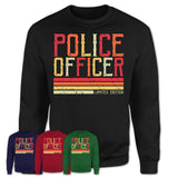 Vintage Police Officer Limited Edition Job Shirt, Coworker Birthday Gift Idea