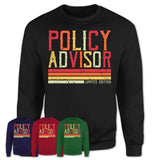 Vintage Policy Advisor Limited Edition Job Shirt, Coworker Birthday Gift Idea