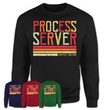 Vintage Process Server Limited Edition Job Shirt, Coworker Birthday Gift Idea