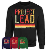 Vintage Project Lead Limited Edition Job Shirt, Coworker Birthday Gift Idea