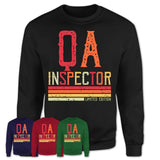 Vintage Qa Inspector Limited Edition Job Shirt, Coworker Birthday Gift Idea