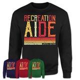 Vintage Recreation Aide Limited Edition Job Shirt, Coworker Birthday Gift Idea