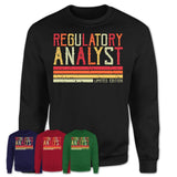 Vintage Regulatory Analyst Limited Edition Job Shirt, Coworker Birthday Gift Idea