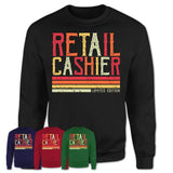 Vintage Retail Cashier Limited Edition Job Shirt, Coworker Birthday Gift Idea