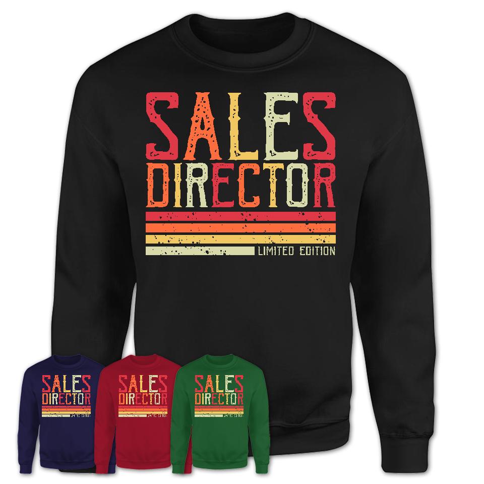 Vintage Sales Director Limited Edition Job Shirt, Coworker Birthday Gift Idea