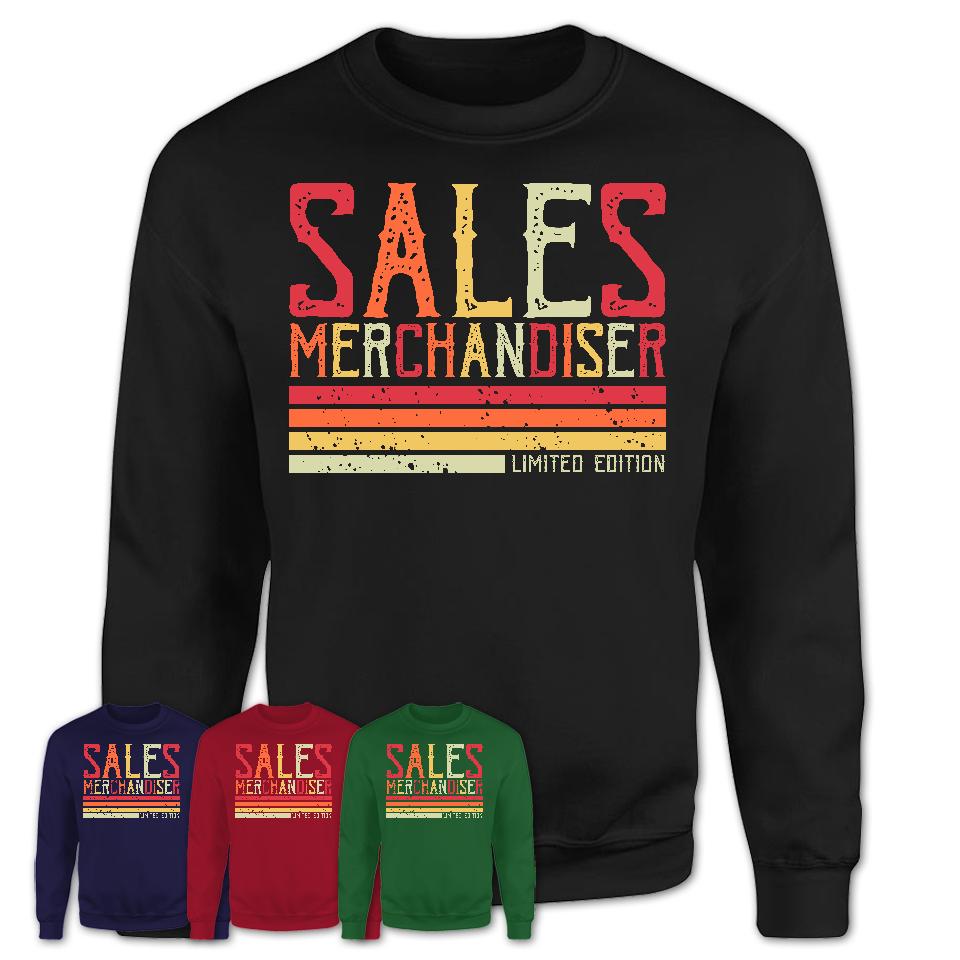 Vintage Sales Merchandiser Limited Edition Job Shirt, Coworker Birthday Gift Idea