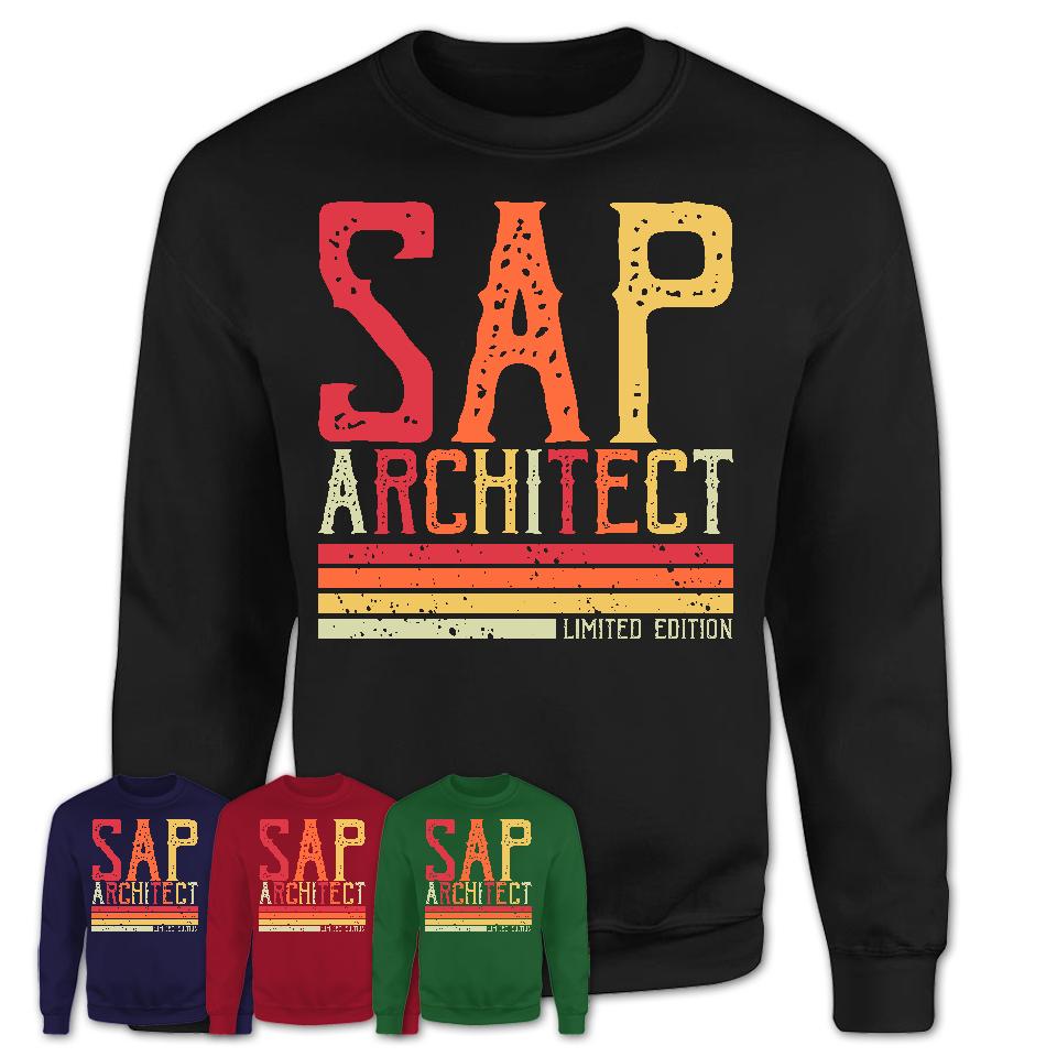 Vintage Sap Architect Limited Edition Job Shirt, Coworker Birthday Gift Idea