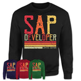Vintage Sap Developer Limited Edition Job Shirt, Coworker Birthday Gift Idea