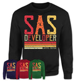 Vintage Sas Developer Limited Edition Job Shirt, Coworker Birthday Gift Idea