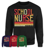 Vintage School Nurse Limited Edition Job Shirt, Coworker Birthday Gift Idea