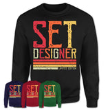 Vintage Set Designer Limited Edition Job Shirt, Coworker Birthday Gift Idea