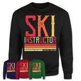 Vintage Ski Instructor Limited Edition Job Shirt, Coworker Birthday Gift Idea