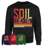 Vintage Soil Scientist Limited Edition Job Shirt, Coworker Birthday Gift Idea