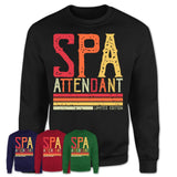 Vintage Spa Attendant Limited Edition Job Shirt, Coworker Birthday Gift Idea