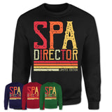 Vintage Spa Director Limited Edition Job Shirt, Coworker Birthday Gift Idea