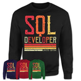 Vintage Sql Developer Limited Edition Job Shirt, Coworker Birthday Gift Idea