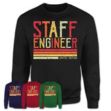 Vintage Staff Engineer Limited Edition Job Shirt, Coworker Birthday Gift Idea