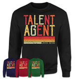 Vintage Talent Agent Limited Edition Job Shirt, Coworker Birthday Gift Idea