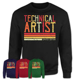 Vintage Technical Artist Limited Edition Job Shirt, Coworker Birthday Gift Idea