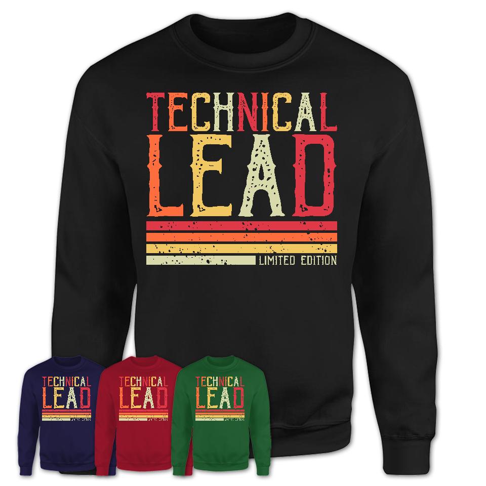 Vintage Technical Lead Limited Edition Job Shirt, Coworker Birthday Gift Idea