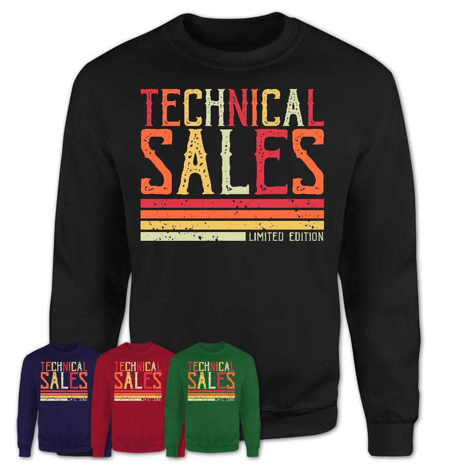 Vintage Technical Sales Limited Edition Job Shirt, Coworker Birthday Gift Idea