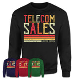 Vintage Telecom Sales Limited Edition Job Shirt, Coworker Birthday Gift Idea