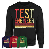 Vintage Test Engineer Limited Edition Job Shirt, Coworker Birthday Gift Idea
