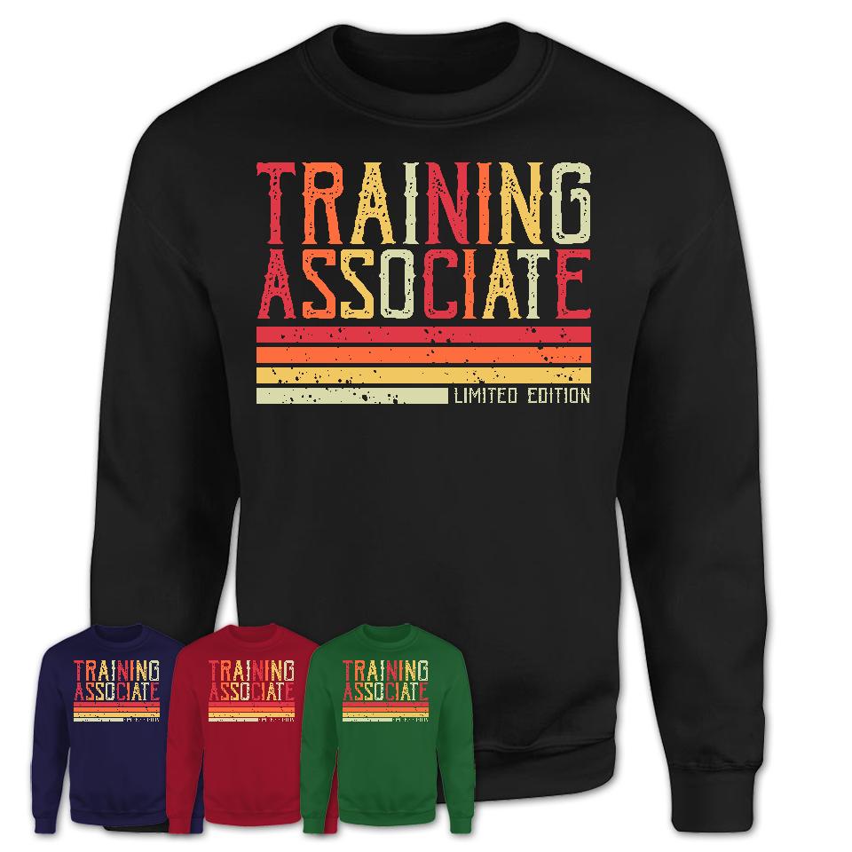 Vintage Training Associate Limited Edition Job Shirt, Coworker Birthday Gift Idea