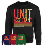 Vintage Unit Assistant Limited Edition Job Shirt, Coworker Birthday Gift Idea