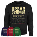 Vintage Urban Designer Definition Shirt, Funny Coworker Gift Idea for Urban Designer, New Job Gift