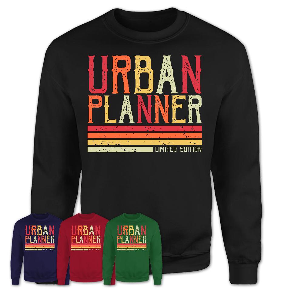 Vintage Urban Planner Limited Edition Job Shirt, Coworker Birthday Gift Idea
