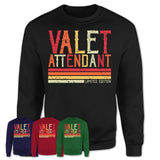 Vintage Valet Attendant Limited Edition Job Shirt, Coworker Birthday Gift Idea