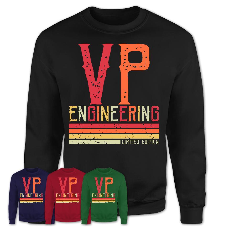 Vintage Vp Engineering Limited Edition Job Shirt, Coworker Birthday Gift Idea