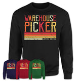 Vintage Warehouse Picker Limited Edition Job Shirt, Coworker Birthday Gift Idea