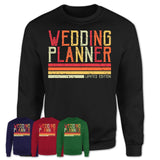 Vintage Wedding Planner Limited Edition Job Shirt, Coworker Birthday Gift Idea
