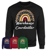 Warehouse Coordinator Because Your Life Worth My Time Rainbow T-Shirt