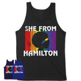 Black Girl She From Hamilton Ohio Shirt LGBT Pride Gift