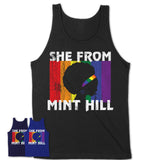 Black Girl She From Mint Hill North Carolina Shirt LGBT Pride Gift