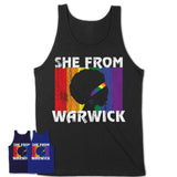 Black Girl She From Warwick Rhode Island Shirt LGBT Pride Gift