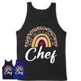 Chef Because Your Life Worth My Time Rainbow T-Shirt