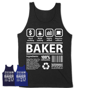 Funny Coworker Gift Idea Sarcasm Baker Uniform TShirt