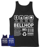 Funny Coworker Gift Idea Sarcasm Bellhop Uniform TShirt