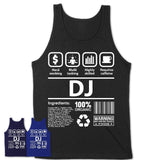Funny Coworker Gift Idea Sarcasm DJ Uniform TShirt