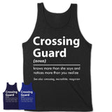 Funny Crossing Guard Definition Shirt, New Job Gift for Crossing Guard, Coworker Gift Idea
